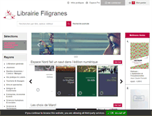 Tablet Screenshot of filigranes.epagine.fr
